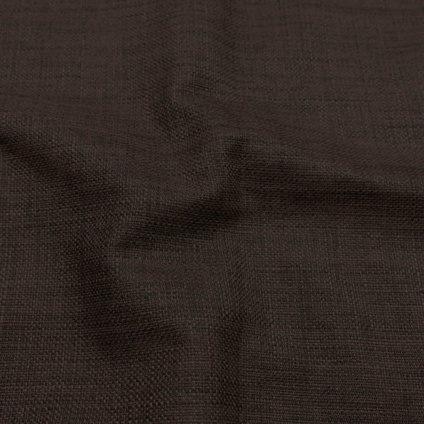 soft linen look durable heavy furnishing fabric Brown linen fabric