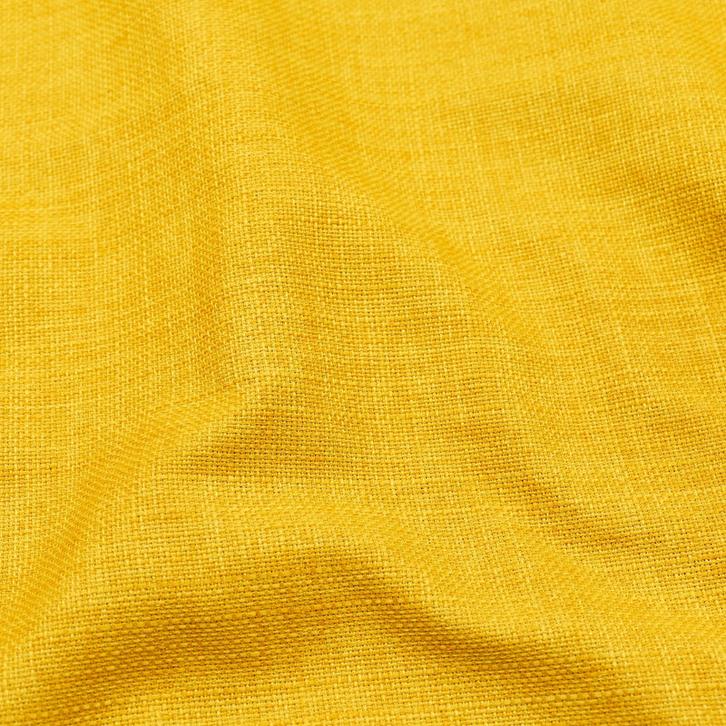 soft linen look durable heavy furnishing fabric Gold Ochre