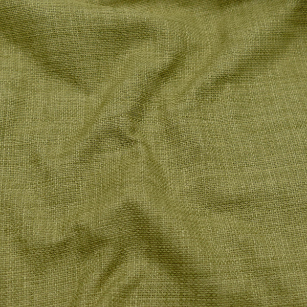 soft linen look durable heavy furnishing fabric Pear Green linen fabric