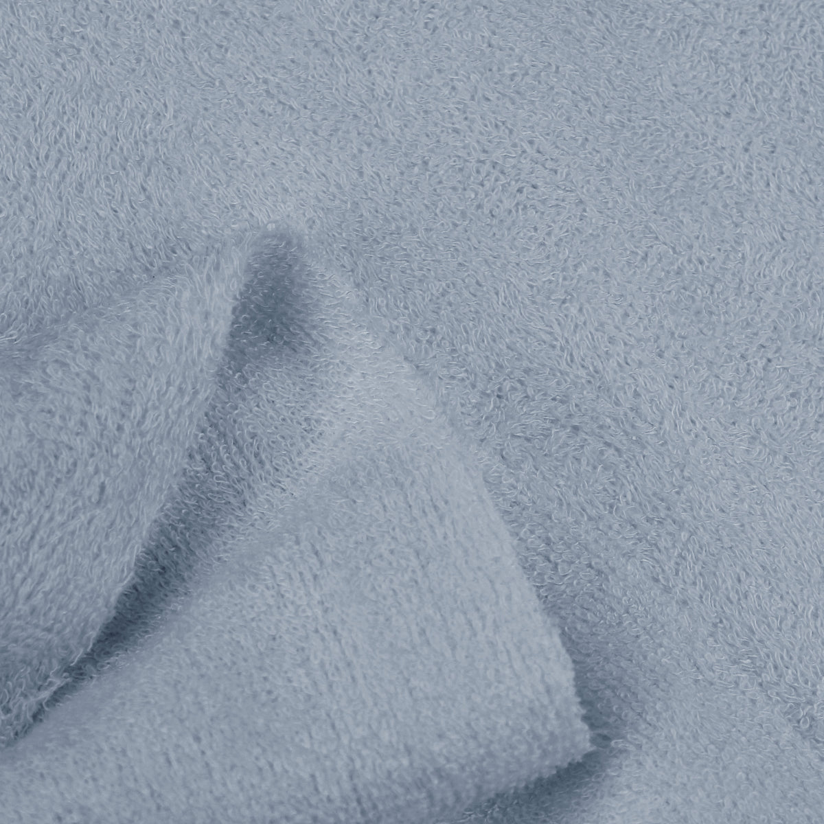 Bamboo Terry Towelling - Dusty Blue