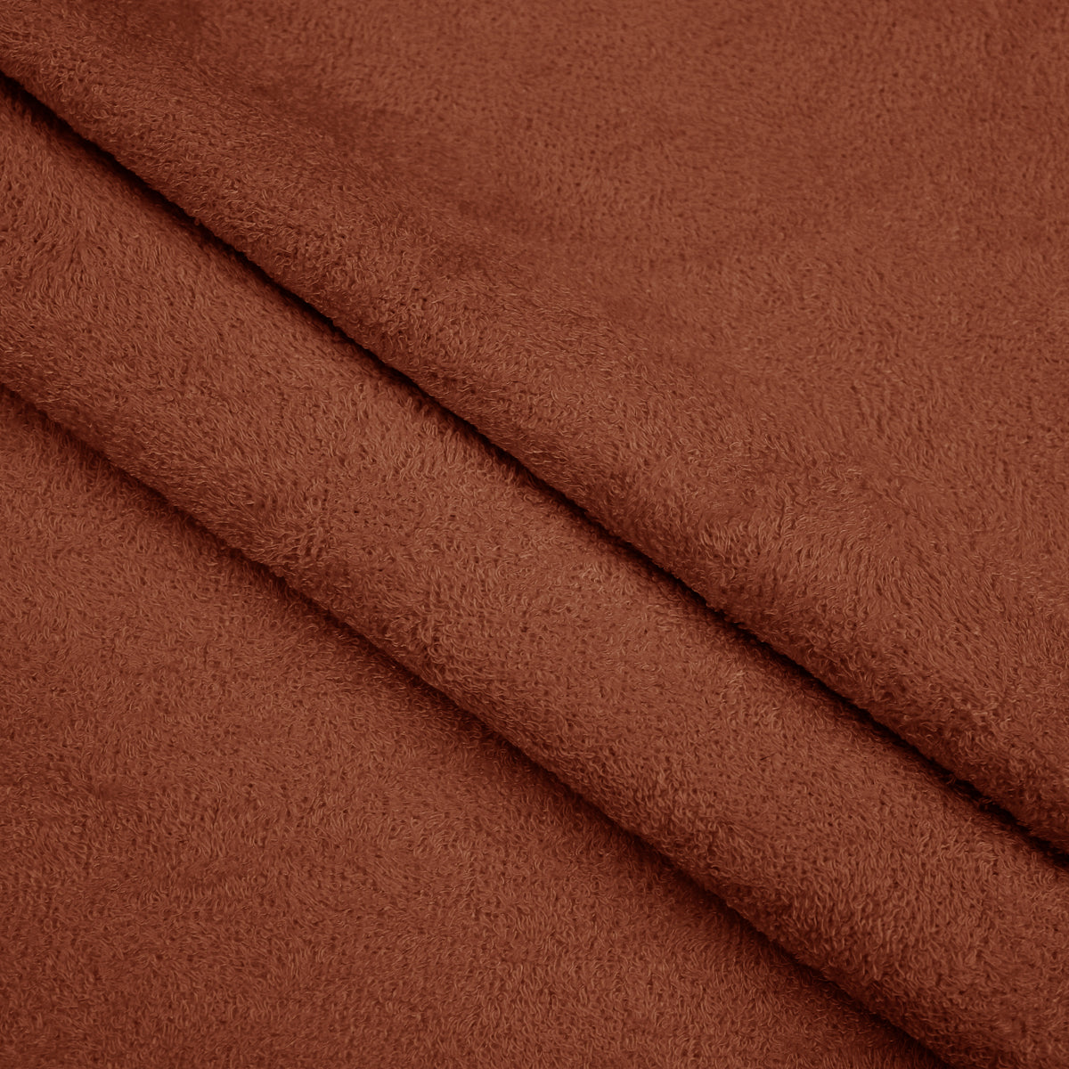 Bamboo Terry Towelling - Terracotta