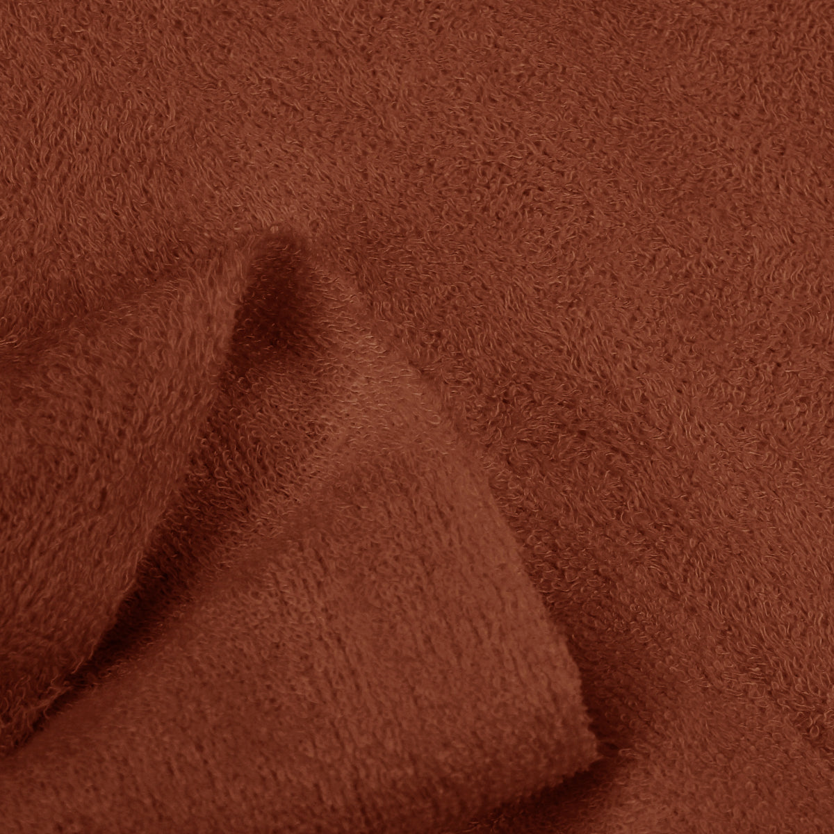 Bamboo Terry Towelling - Terracotta
