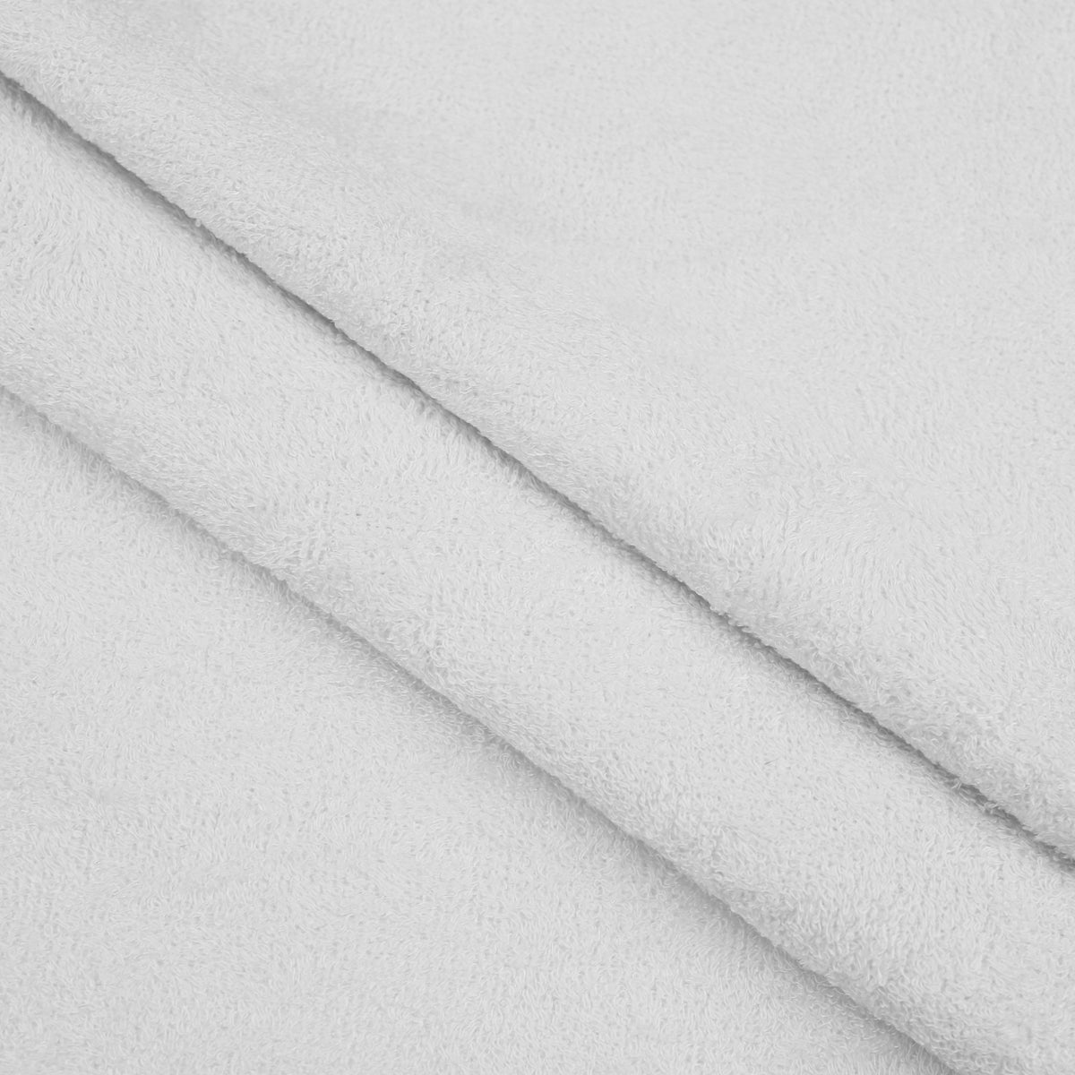 Bamboo Terry Towelling - White