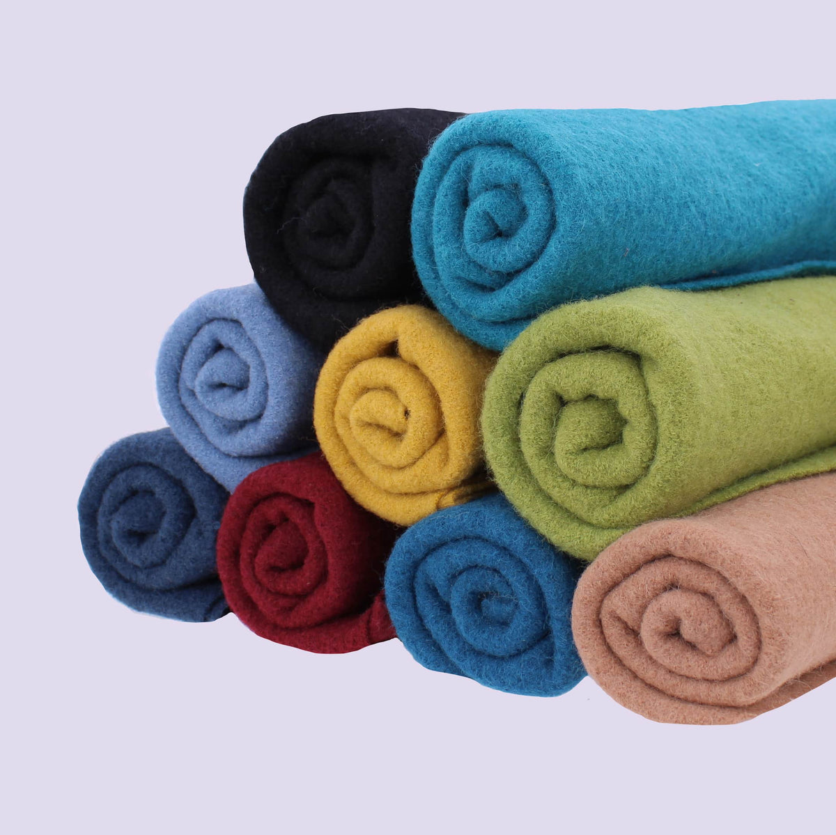Pure Boiled Wool - Navy