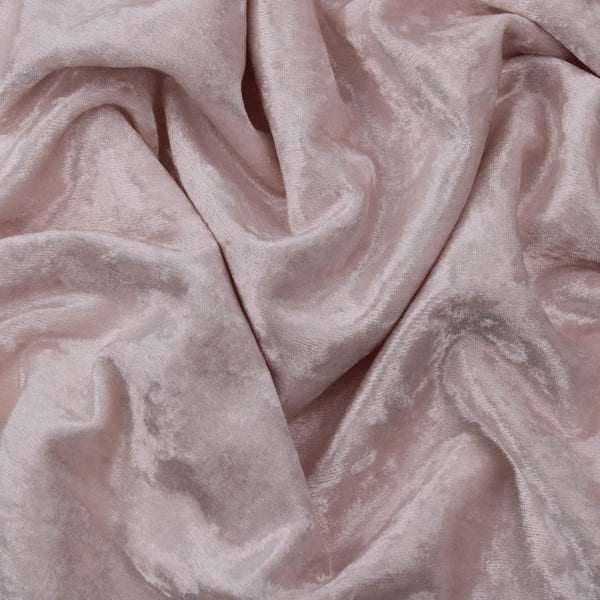 Crinkled Velvet Soft Medium weight in pink quartz