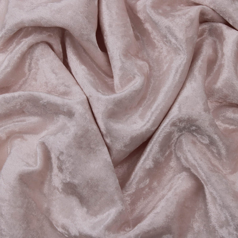 Crinkled Velvet Soft Medium weight in pink quartz