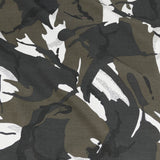 Camouflage Cotton Drill - Arctic cotton fabric