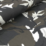 Camouflage Cotton Drill - Arctic cotton fabric