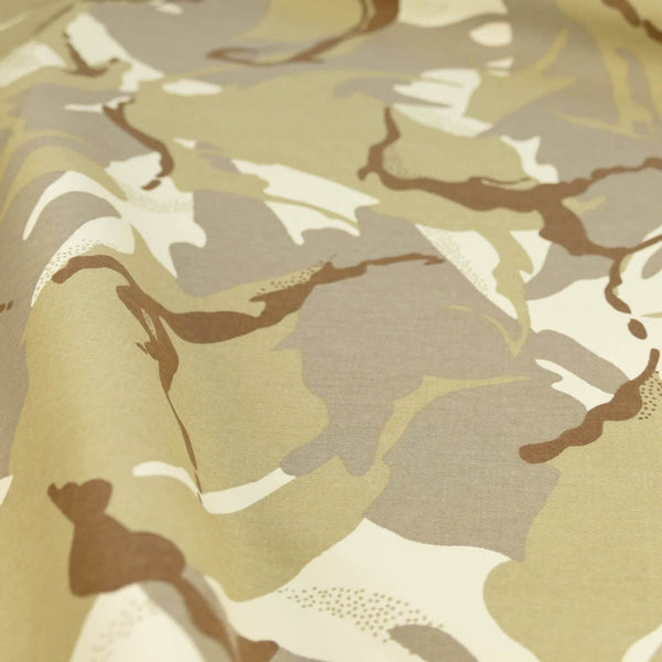 Camouflage Cotton Drill - Desert