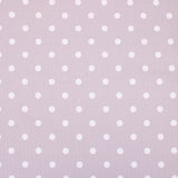 polka dot coated cotton in grey