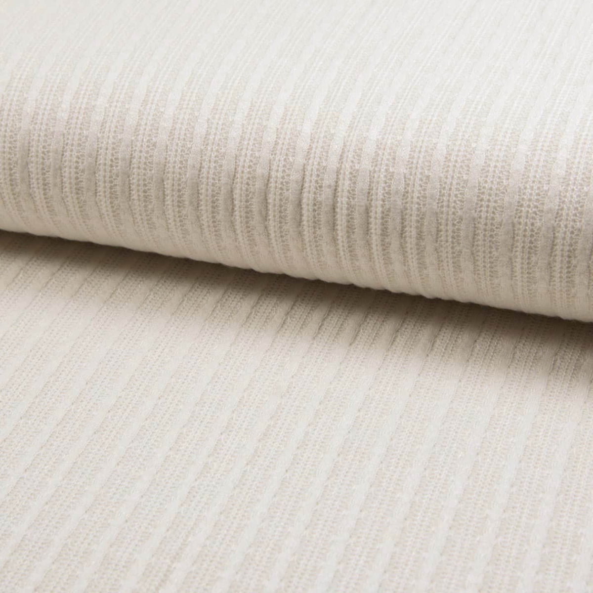 Chloe Soft Brushed Cable Jacquard Knit - Cream