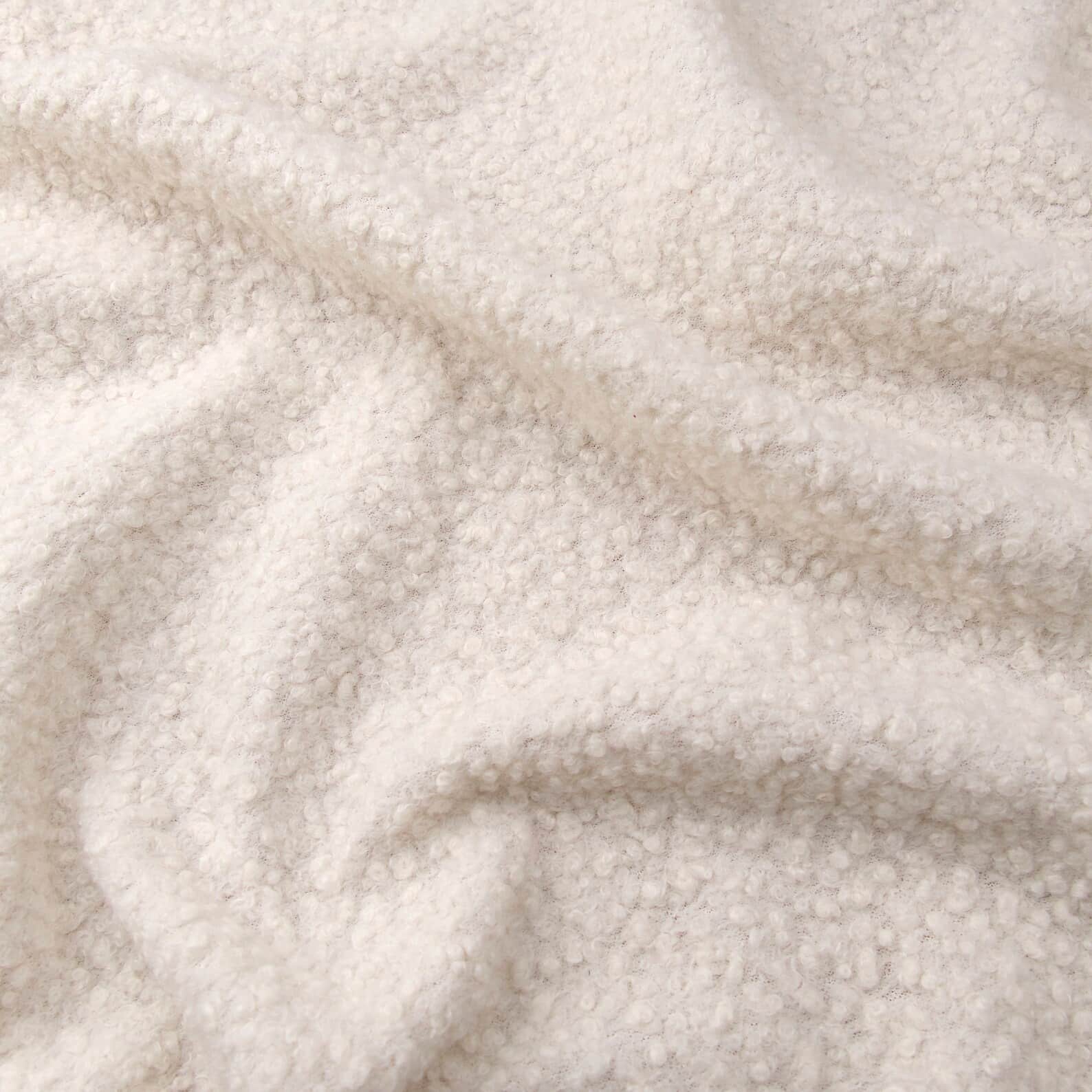 Polyester Wool Fabric Brushed Coating 59 inches Wide Soft By The Yard  Medium Heavy Weight (Brown) 