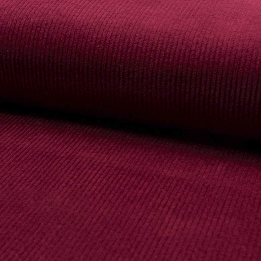 100% cotton soft corduroy kids sewing fabric Bordeaux