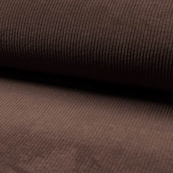 100% cotton soft corduroy kids sewing fabric Dark Brown