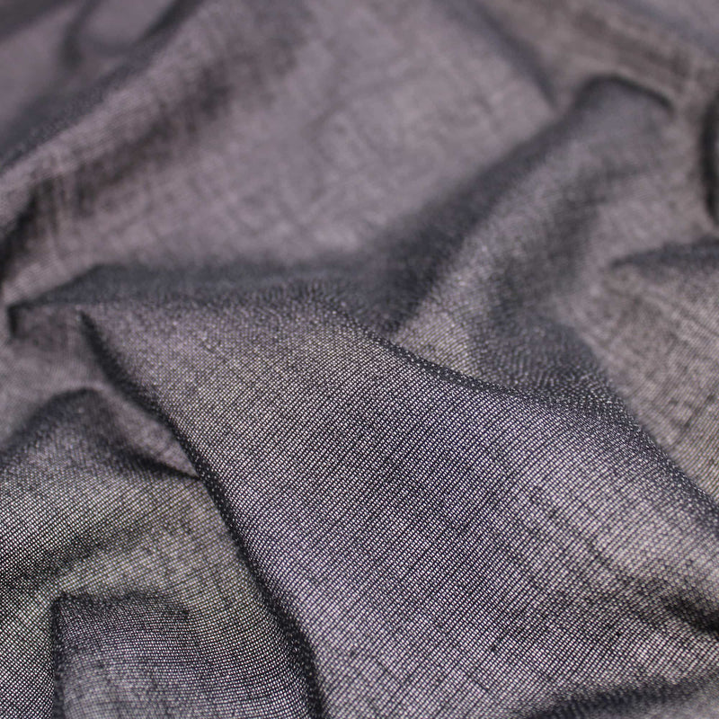 lightweight adhesive iron-on interfacing fabric support cotton  Black
