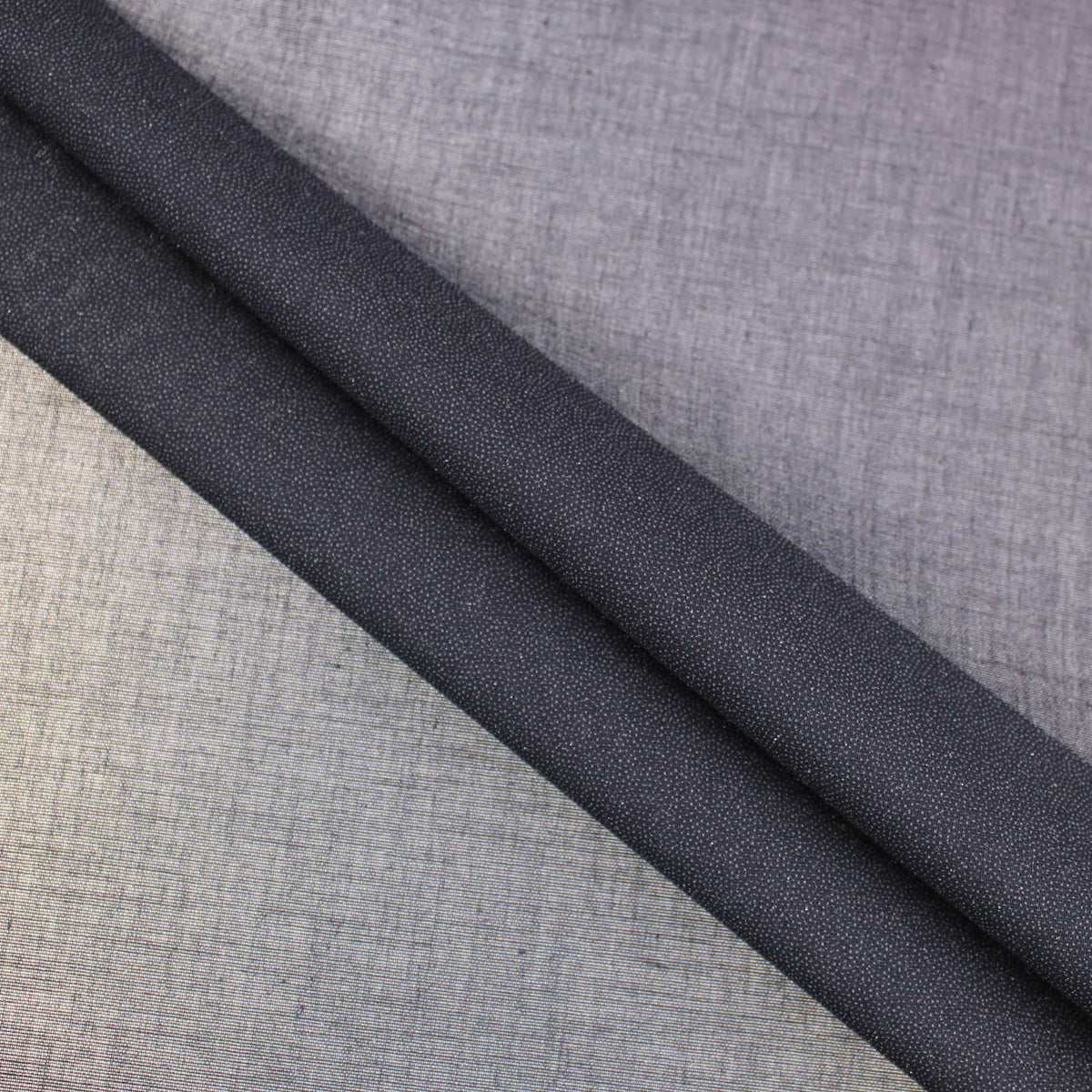 lightweight adhesive iron-on interfacing fabric support cotton Black
