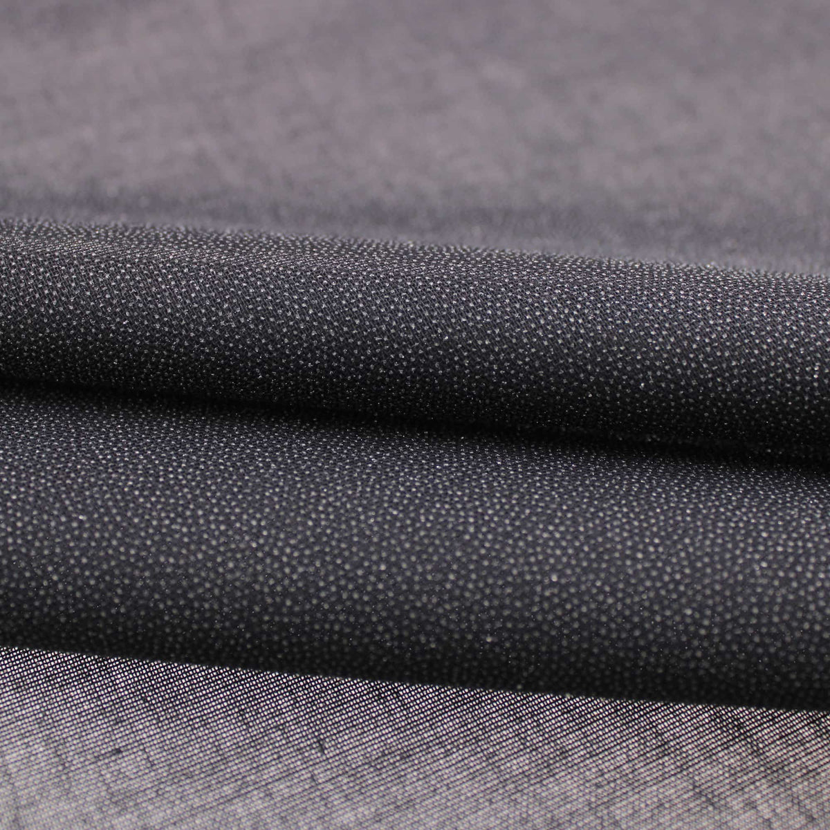 lightweight adhesive iron-on interfacing fabric support cotton Black