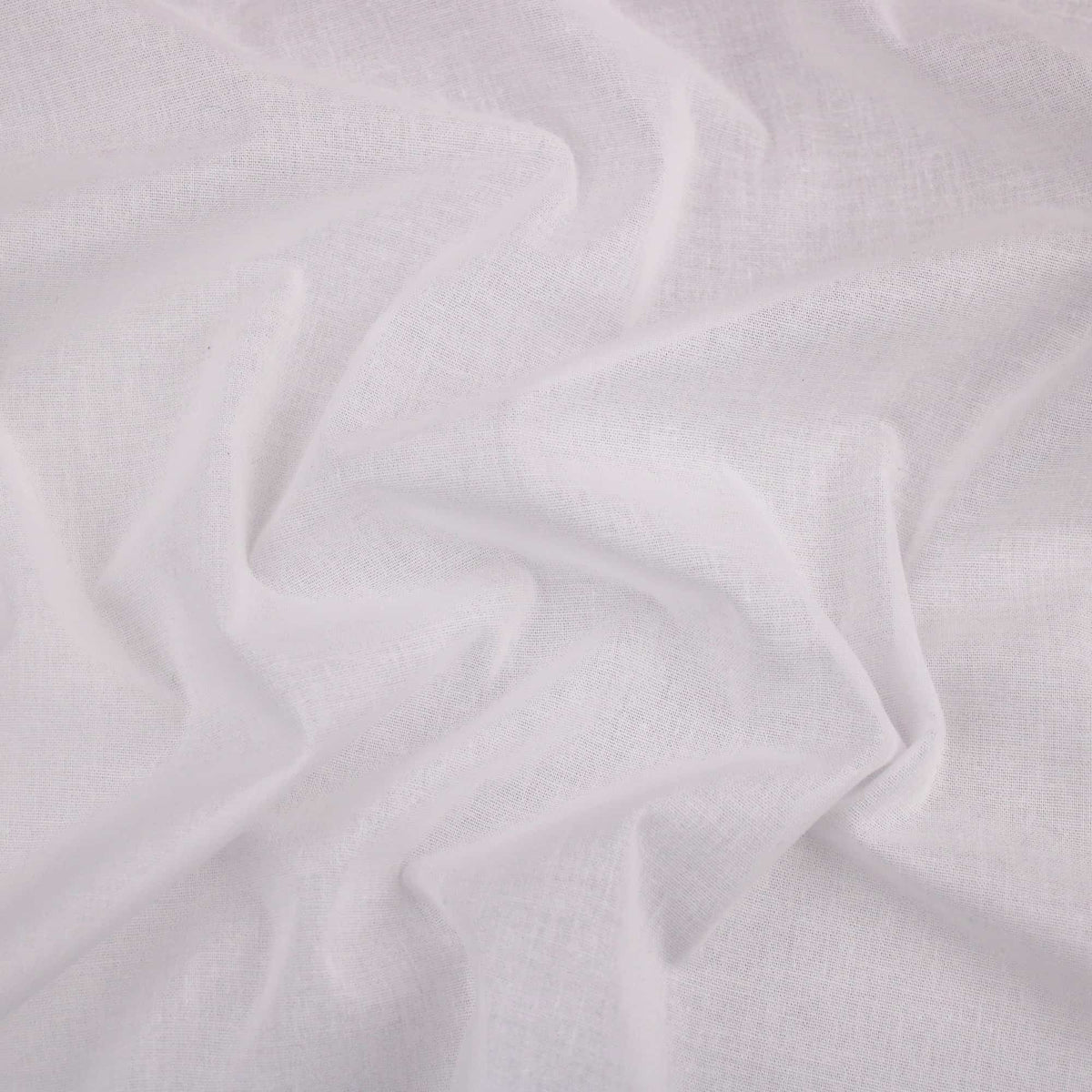 lightweight adhesive iron-on interfacing fabric support cotton White