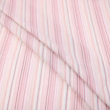 Crepe Pink Delicate Stripes Cotton Modal pattern Lines Dressmaking Women Material Sustainable Viscose Lightweight Crepe Pink