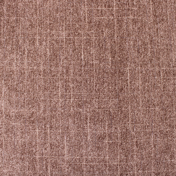 Smooth upholstery furnishing chenille fabric in criss cross pattern Brown