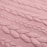 Braid Cable Knit Jersey cardigan sweater Jacquard jumper fabric material Nude