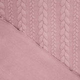 Braid Cable Knit Jersey cardigan sweater Jacquard jumper fabric material Nude