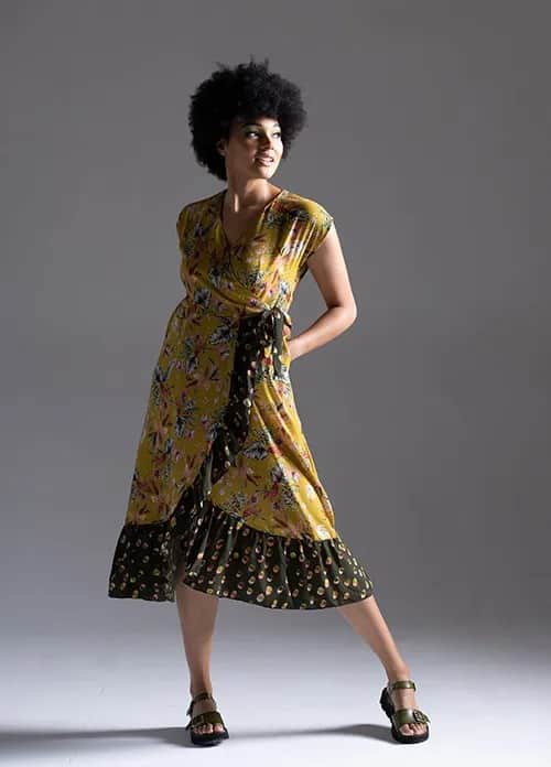 Darjeeling Frock Sewing Pattern Sew Different Dress Project Clothing Dressmaking New Fabric By Sew Different