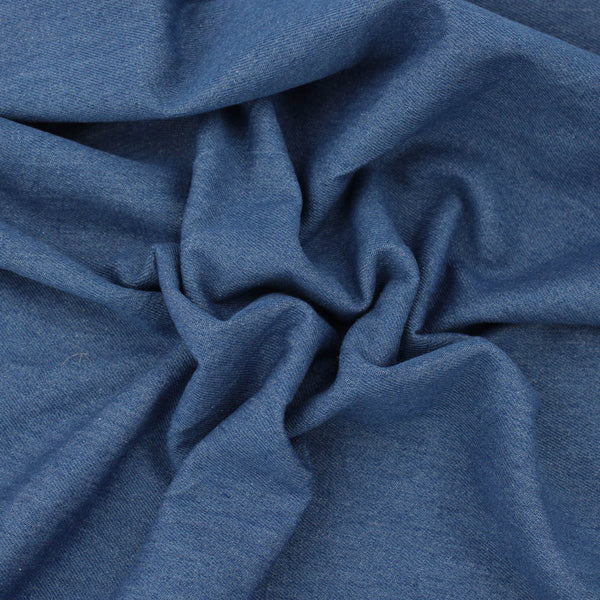 Heavy durable denim jeans fabric pure cotton Blue