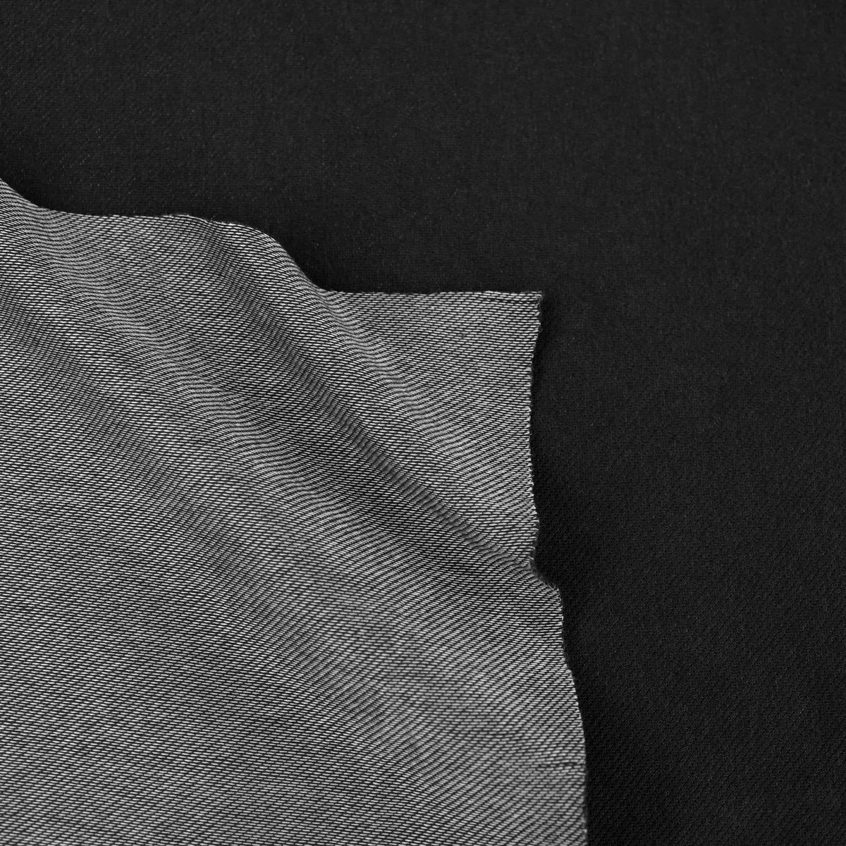Soft stretch cotton knit dressmaking women men children craft fabric Black