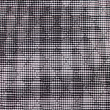 Diamond Quilted Mini Checked Cotton Gingham pattern dressmaking women soft woven drape lightweight quilting gilet jacket blanket fabric material wadding batting Black and White