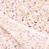 Ditsy Flowers Organic Cotton Poplin Floral Pattern Dressmaking Fabric Quilting Women Kids Lightweight Material Soft Sustainable GOTS Autumn