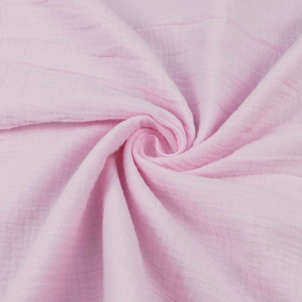 Double Gauze Plain Pure Cotton - Baby Pink