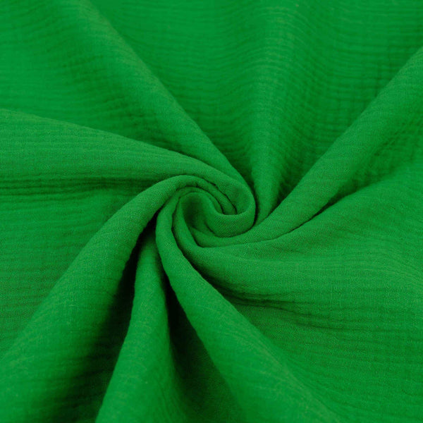 Double Gauze Plain Pure Cotton - Emerald