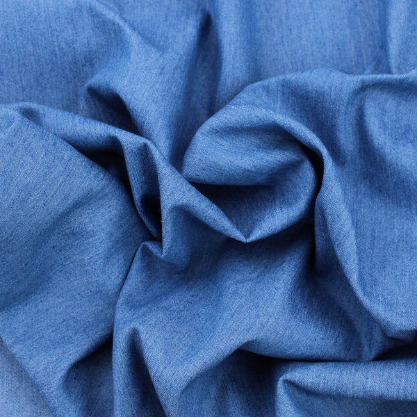 Light Stretch Denim Dressmaking Fabric