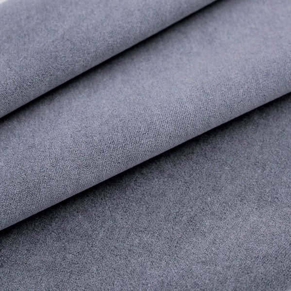 smooth soft heavyweight upholstery velvet fabric Dark Navy