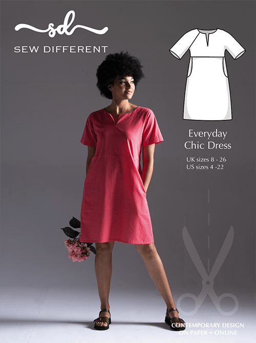 Everyday Chic Dress Fabric Sewing Pattern - By Sew Different