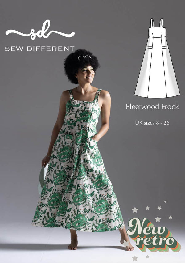 Fleetwood Frock Sewing Pattern Sew Different Dress Project Clothing Dressmaking New Fabric By Sew Different