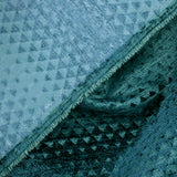 textured chenille upholstery fabric in teal colour Teal
