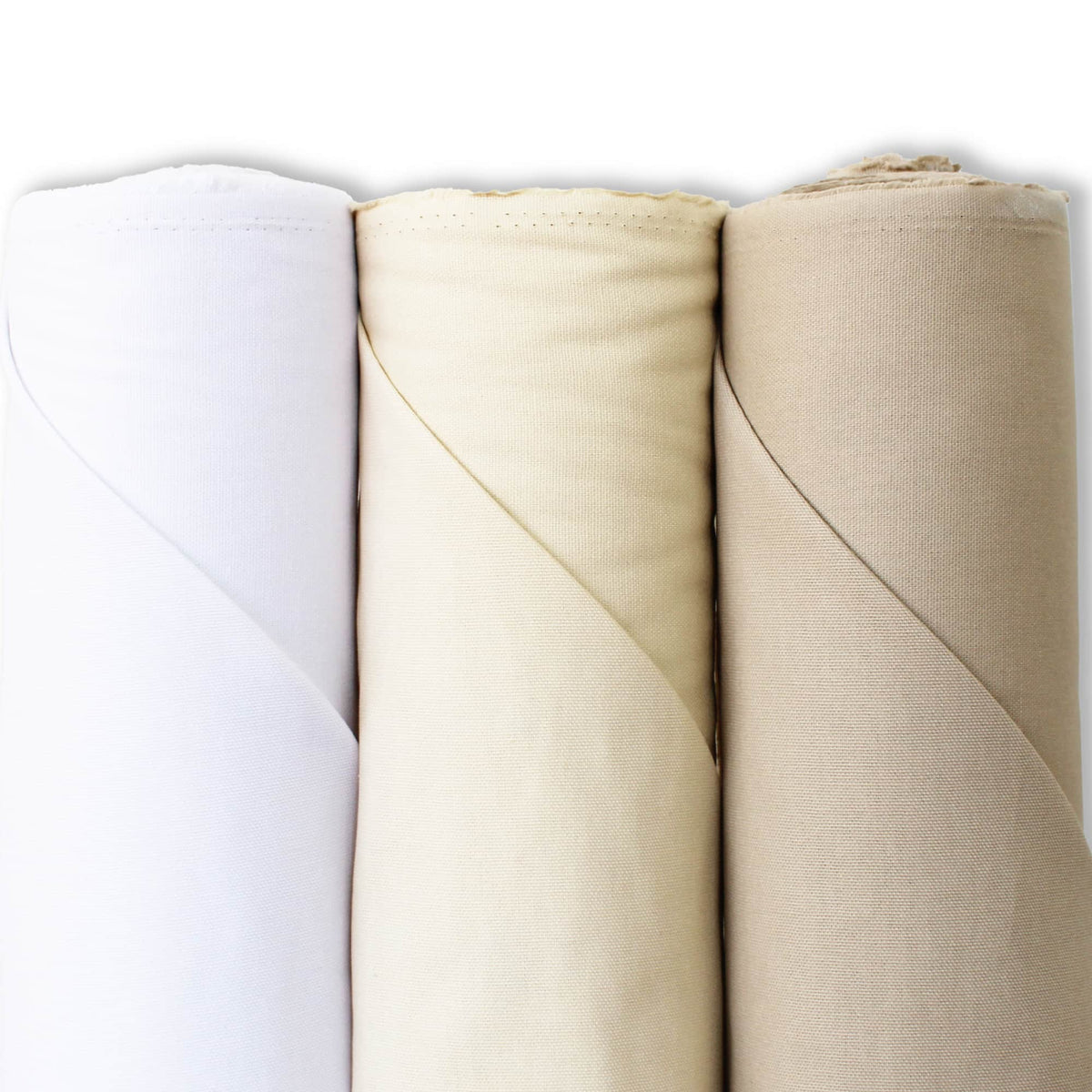 durable pure cotton canvas craft sewing fabric Cream