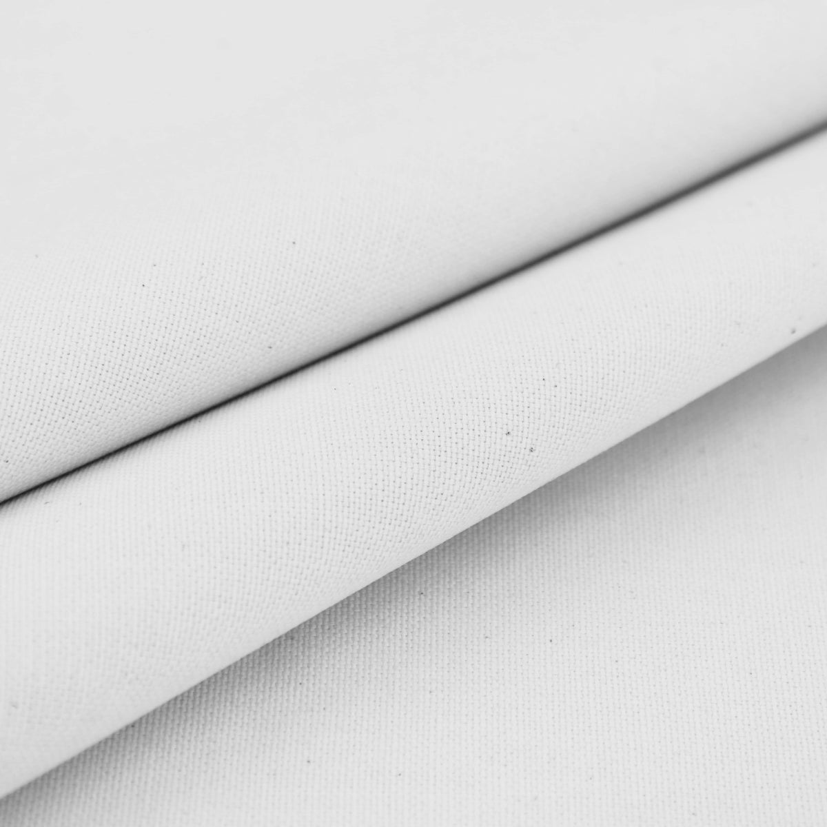 durable pure cotton canvas craft sewing fabric White