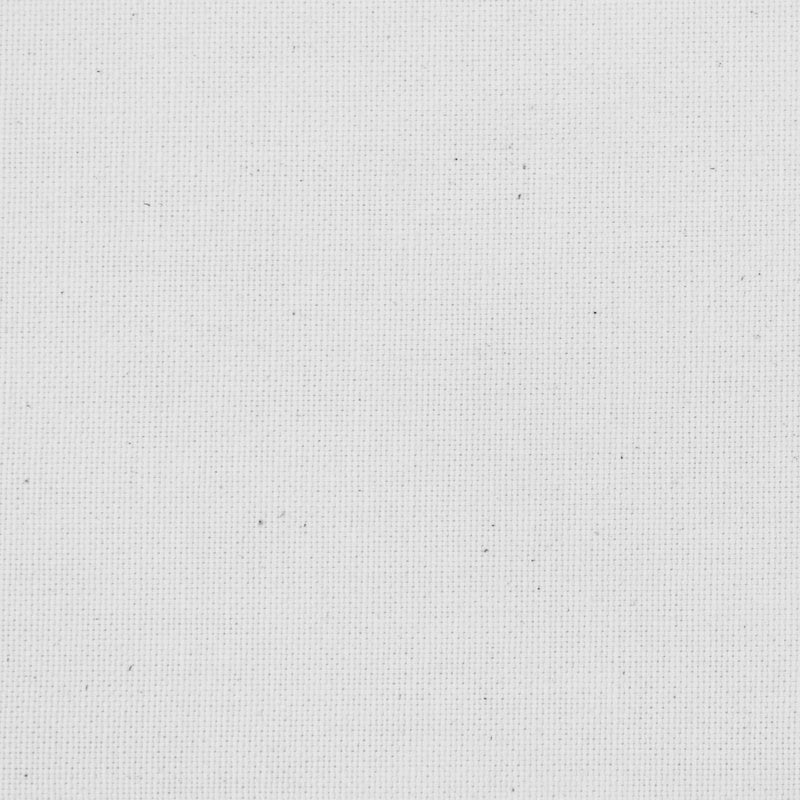 durable pure cotton canvas craft sewing fabric White