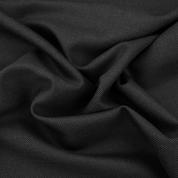 designer tailoring suiting pure cotton men fabric Black