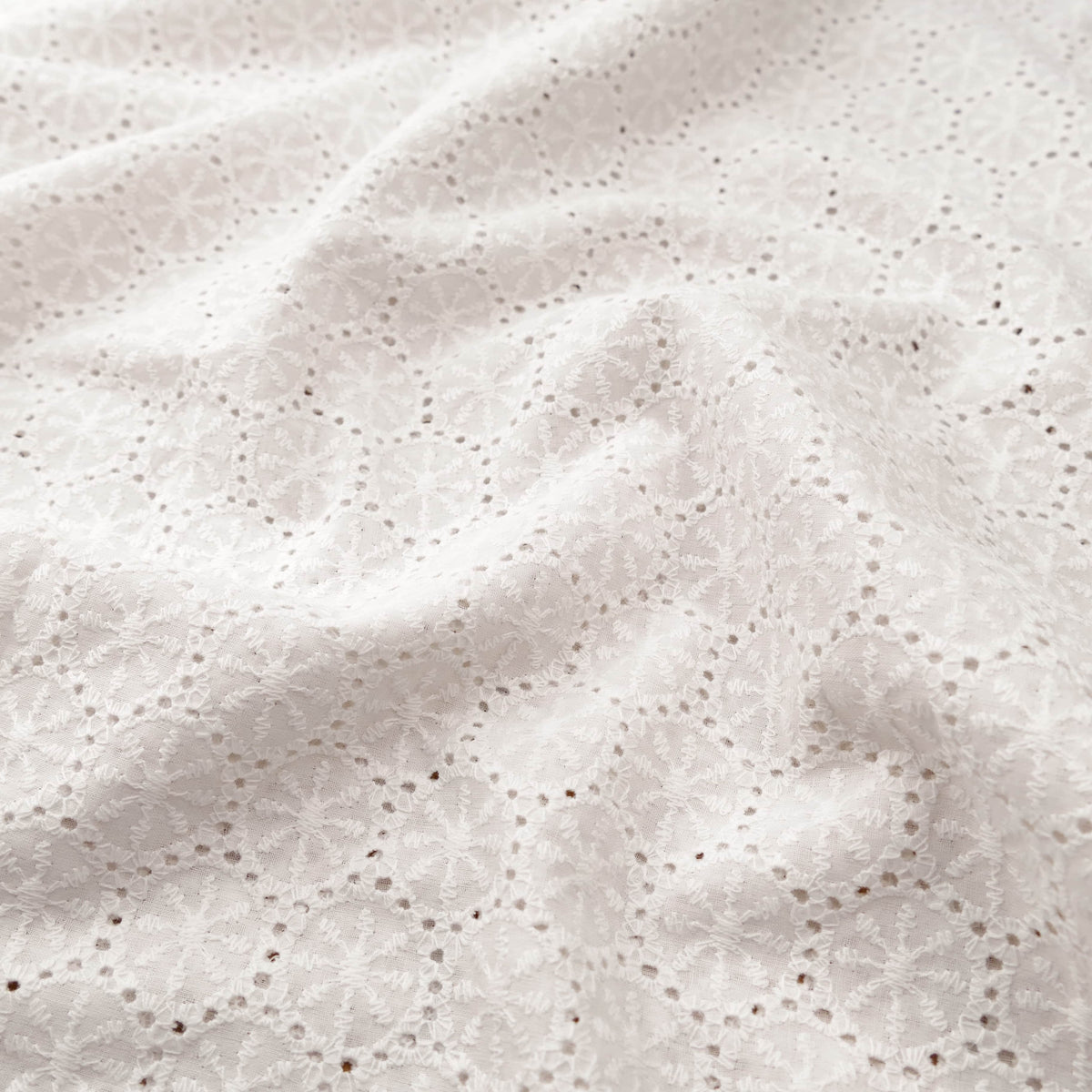 embroidered pure cotton dressmaking women kids fabric Circle