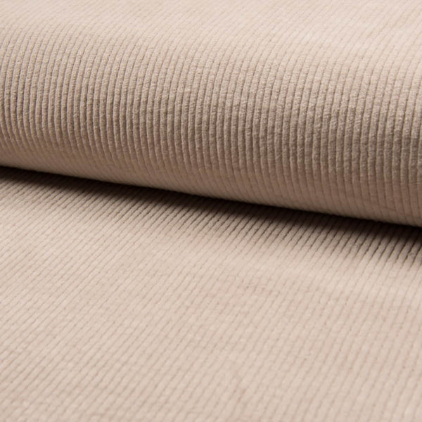 soft stretch 6 wale cotton corduroy women men kids fabric Sand