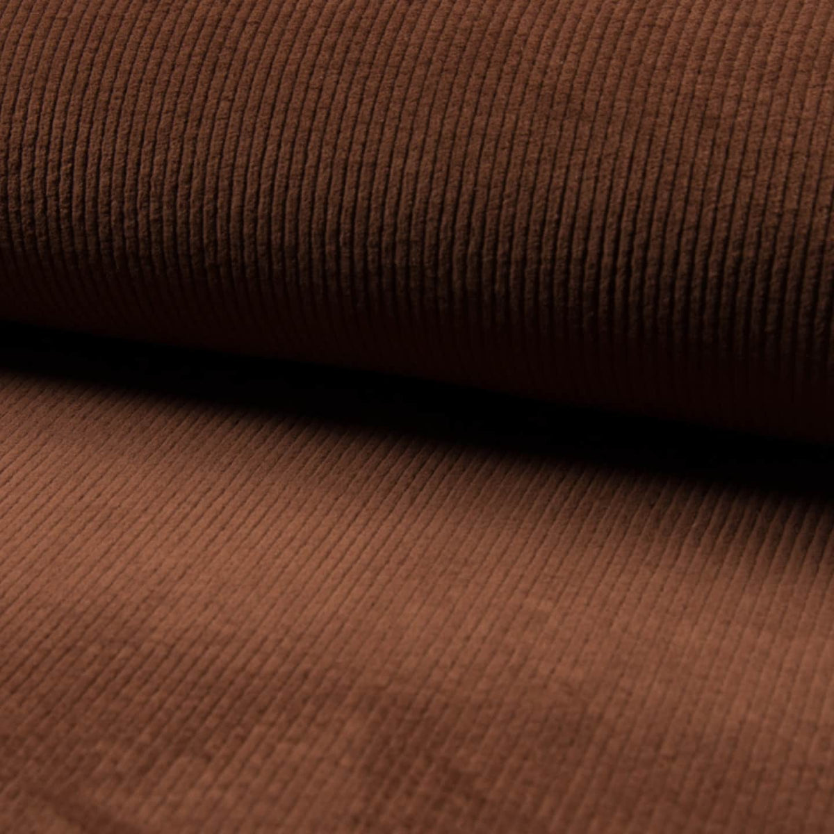 soft stretch 6 wale cotton corduroy women men kids fabric Tobacco