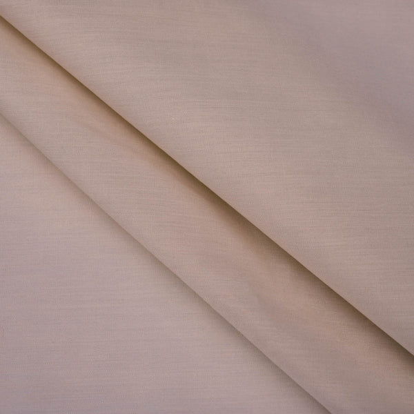 lightweight pure cotton poplin dressamking fabric Beige