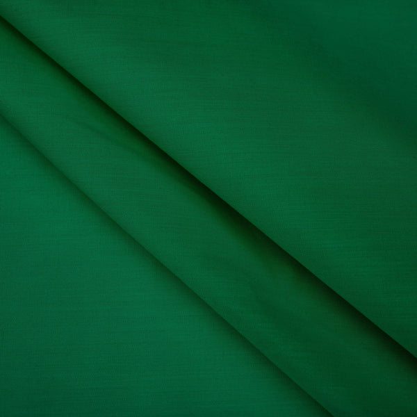 lightweight pure cotton poplin dressamking fabric Cadmin Green