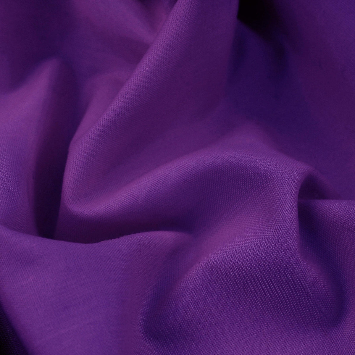 lightweight pure cotton poplin dressamking fabric Grape Purple