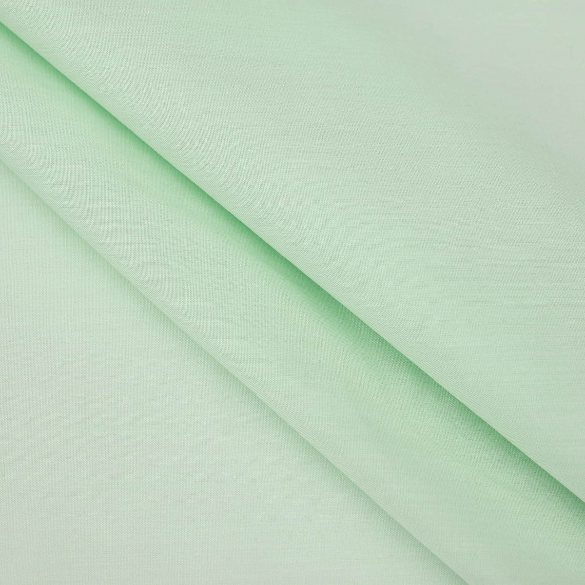 lightweight pure cotton poplin dressamking fabric Mint