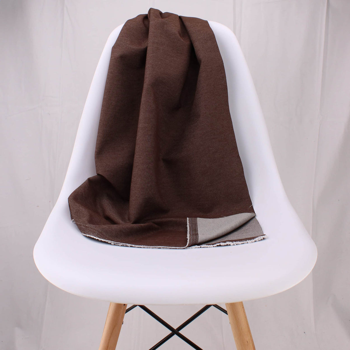 Light 65% cotton denim dressmaking fabric in 17 colours Cedar